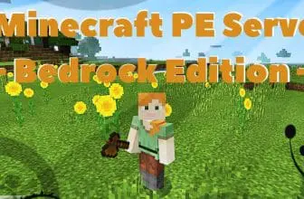 Minecraft PE Server: Wald und Sommerwiese.