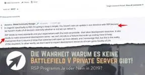 BF5 immer noch ein RSP Programm seitens EA - eine Analyse
