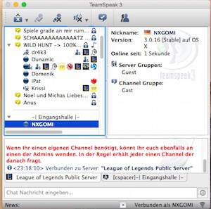 Teamspeak 3 Bild