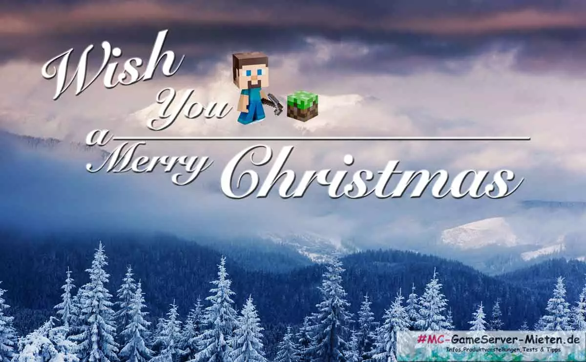 Frohe Weihnachten von MC-Gamesevrer-mieten.de - Neuste Infos und Gutscheine für eure Gameserver