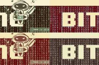 Das BitGame Logo in verschiedenen Farben Collage