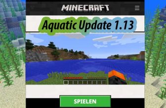Aquatic-Update 1.13 Start-Bildschirm