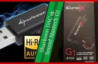 vergleich sharkoon dac und soundblasterx g1