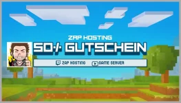 ZAP Hosting Gutschein 50% auf Gameserver zum Beispiel für Minecraft