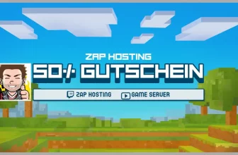 ZAP Hosting Gutschein 50% auf Gameserver zum Beispiel für Minecraft