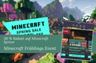 Minecraft Frühlings Event von GPORTAL - Rabatte zum Frühling