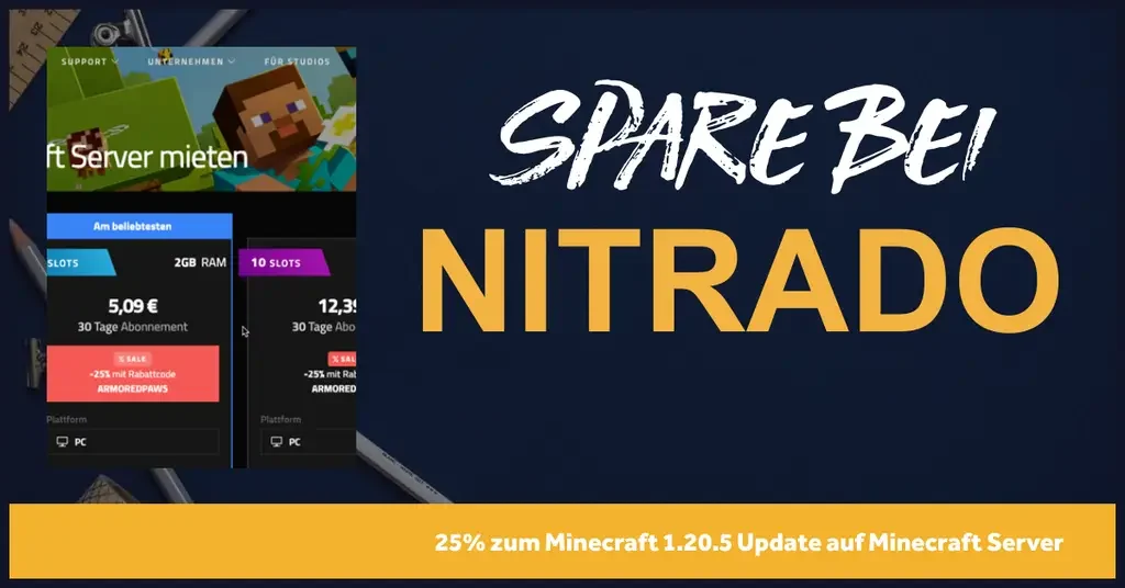 Nitrado sparen 25%