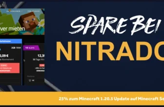 Spare bei Nitrado 25 % auf Minecraft Server und erlebe die Neuerungen von Minecraft 1.20.5!