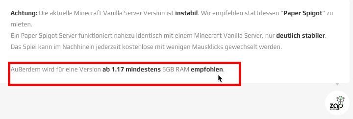 Wie viel RAM braucht ein Minecraft Server? Minecraft Server RAM Update 1.21.x - [wpsm_custom_meta type=date field=year]: | Game Server mieten & vergleichen