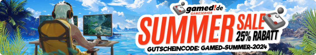 gamed!de & Dawn-Server Summer Sale 2024 ist live! Spare 25% auf Gameserver | Game Server mieten & vergleichen