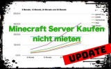 Minecraft Server kaufen nicht mieten ! Lohnt sich das überhaupt ?