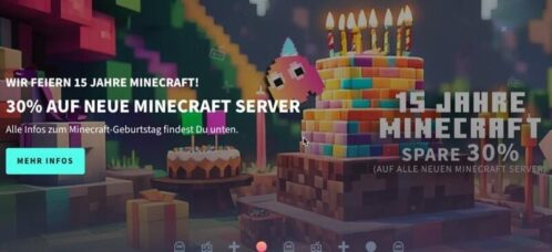 <strong>30 % Rabatt auf Minecraft Server bei GPORTAL </strong>