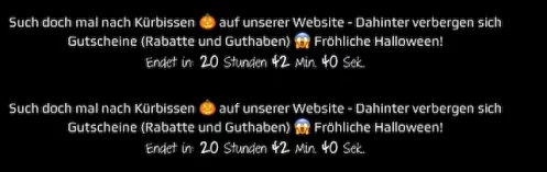 ZAP Hosting Rabatt-Gutschein mit Halloween Spiel auf der Webseite