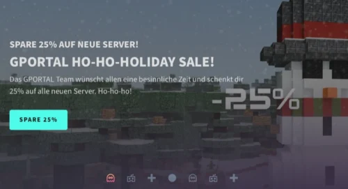 25% bei GPORTAL sparen
